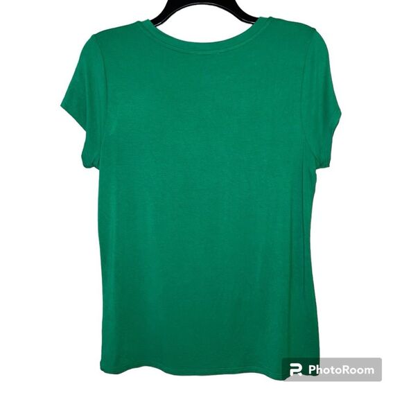Women’s Green Short Sleeve Top Size Small - Picture 2 of 5